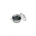 Cratita cu capac, 2.4 Litri, otel inoxidabil, Berlinger Haus, 20 cm, Silver Eternal Collection, BH 7444