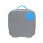 B.box - Caserolă compartimentată Lunchbox, , gri cu albastru