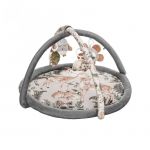 Babysteps - Salteluta cu arcada interactiva pentru copii si bebelusi, activitati cu jucarii senzoriale Animals garden