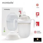 Biberon Anticolici Mombella Breast-Like, 300ml, Tetina 360Ã‚Â° XL Flux Consistent, 100% Silicon, Ivory