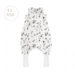 Babysteps - Sac de dormit cu picioare, bumbac cu umplutura 2.5 Tog, tot parcusul anului, Nature, marimea S, 1-2 ani -