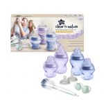 Kit biberoane nou-nascut Tommee Tippee Closer to Nature, 0 luni +, Mov