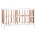 Patut Childhome Cot 97 Fag 60x120 cm, Natural/Alb