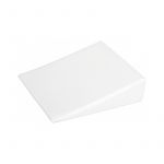 Perna inclinata, Bubaba, Antireflux, Cu husa din bumbac, 30 x 37 x 1,5-10 cm, Alba