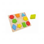 Globo - Puzzle forme geometrice din lemn