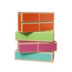 Caramizi din carton CWR, set de 20 bucati, multicolor