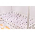 Cearsaf bumbac 100% model fetite pat casuta Montessorri 90x200 cm