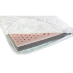 Saltea, Pentru patut, 120x60x10 cm, Din latex si spuma de carbon, Alb, YappyKids, YappyAir