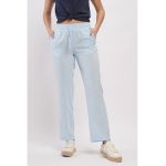 Pantaloni de bumbac cu talie inalta