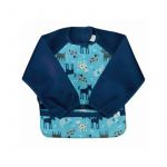 Bavetica multifunctionala cu maneci lungi 12-24 luni - Green Sprouts - Aqua Dogs