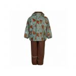 Bear Cub 120 - Set jacheta+pantaloni impermeabil cu fleece, pentru vreme rece, ploaie si vant - CeLaVi