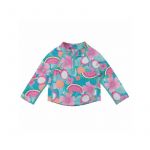 Aqua Tropical Fruit 24 luni - Bluza pentru copii cu filtru UV si fermoar - Green Sprouts by iPlay