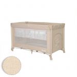 Patut pliabil Noemi, 2 nivele, Fog Beige Star