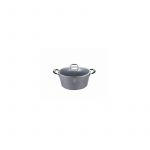 Oala cu capac 20 cm, Gray Stone Touch Line, Berlinger Haus, BH1151N