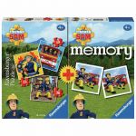 Puzzle si Joc Memory Pompierul Sam, 25/36/49 Piese