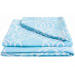 Lenjerie de pat bumbac polycotton, SomnART, pentru pat de 2 persoane XXL (2 fete perne 50x70, cearceaf pat 240x260, cearceaf pilota 220x200), Electra