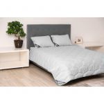 Pilota bumbac Somnart Bella 180x200cm, umplutura 200 g/mp, de vara, gri
