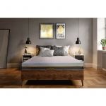 Saltea cu memorie și arcuri individuale Somnexpert Silver Evolution Pocket Spring 90x200, înălțime 24 cm, husă detașabilă, fermitate medie