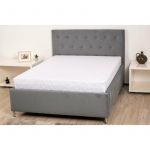 Saltea cu spumă poliuretanică 7 Zone SOMNART 140x200, înălțime 17 cm, ortopedică, husă detașabilă cu fermoar, fermitate medie