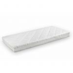 Saltea cu spuma poliuretanica Somnart Air-flow 140x200, inaltime 16 cm, super-ventilata, husa 3D Bumbac Natur lavabila, detasabila, hipoalergenica, rulata, fermitate medie