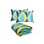 Set pilota primavara/vara si 2 perne Viseo Diamond SomnART, microfibra, 150 g/mp, 180x200 cm + 50x70 cm