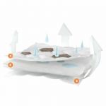 Cosulet bebe pentru dormit handmade din material ecologic Ahoj Baby natur