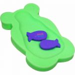 Reductor cadita, New Baby, Din burete, Pentru baie, Lungime 58 cm, Maxi Green