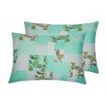 Set 2 perne Green Flowers, 50x70 cm