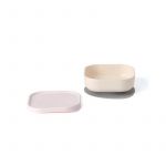 Bol pentru hrana bebelusi Miniware Snack Bowl, 100% din materiale naturale biodegradabile, Vanilla/Cotton Candy