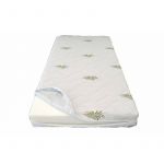 Husa saltea 140x200x25, Aloe Vera, matlasata, lavabila, detasabila, cu fermoar 4 laturi