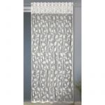 Perdea living, Freddy, pentru prindere pe teava, L140cm x H245, alb