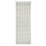 Perdea living, Marie, pentru prindere pe teava, L140 x H245, alb-bej