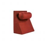 Perna Relax TV 60x68x30cm, ortopedica pentru citit, antireflux, cu husa detasabila, confortabila si rezistenta la spalari multiple la 40 grade, Rosu
