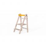 Turn de invatare pliabil MamaToyz Learning Tower din lemn, Galben
