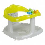 Maltex Baby - Scaun de baie Panda Cu jucarii, Gri/Verde