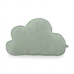 Perna decorativa din bumbac velur, moale, sub forma de Nor, 40 x 30, Sparrow, Cloud, Eucaliptus