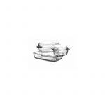 Set 5 piese, vase termorezistente, Borcam, 159053