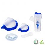 Kit accesorii Flaem RF7 Dual Speed pentru aparate de aerosoli, masca copii si adulti, pahar de...