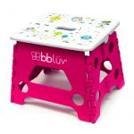 Inaltator de baie, BBluv, Step, Pliabil, Practic si usor de transportat, Rezistent pana la 113 Kg, Pink