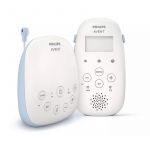 Interfon bebelusi, Philips Avent, Fara interferente, Cu lumina de veghe, Cu melodii, Cu tehnologie DECT, Pana la 24h capacitate de functionare, 0 luni+, Alb