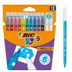 Set 12 markere - Lavabile - Colour and Erase | Bic