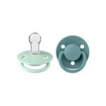 BIBS - Set 2 suzete De Lux Silicon, tetina rotunda, marime universala