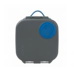 Caserolă compartimentată Mini Lunchbox, b.box, gri cu albastru