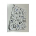 Cearceaf din muselina, 2buc./set, 120x160cm, safari blue Kreis