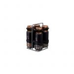 Set recipiente pentru condimente, 5 piese, Black Rose Lux, Berlinger Haus, BH 1999