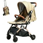 Carucior sport usor S-16 Brown 0- 36 luni 180 grade inclinare deplasabil ca troler in varianta pliata