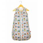 Sac de dormit copii, Robot Friends, din bumbac, 110 cm, 0.5 tog - Vara