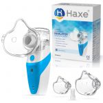 Aparat aerosoli copii, Portabil ultrasonic cu tehnologie mesh Haxe NBM-4B, masca copii, si adulti, 2 niveluri pulverizare, silentios si foarte compact