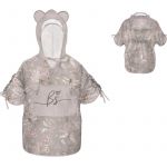 Babysteps - Pelerina de Ploaie pentru Copii, Poncho pentru ploaie 1,5-8 ani Cherry