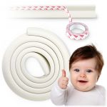 Banda protectie, Ricokids, Pentru colturi si margini mobila, 2 metri, Alb